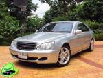 2003 BENZ S 280 L รถปี 03 แท้จดตรงปี ตัวยาว จอใหญ่ ตู้เย็น เบาะนวดได้ แม็ค AMG 18