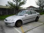 ฟรีดาวน์ Honda Civic (ตาโต) เกียร์AUTO สีบรอนซ์เงิน